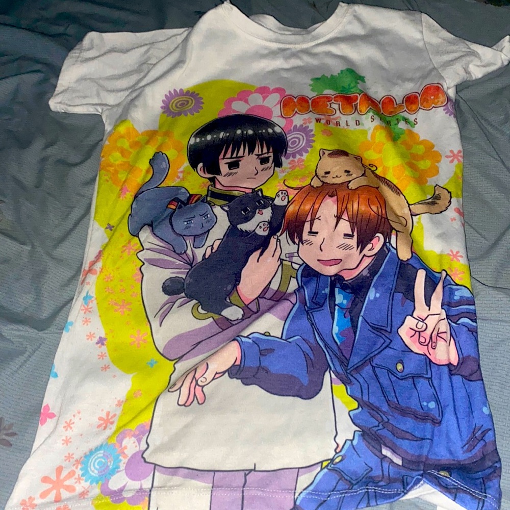 Hetalia World series anime t-shirt